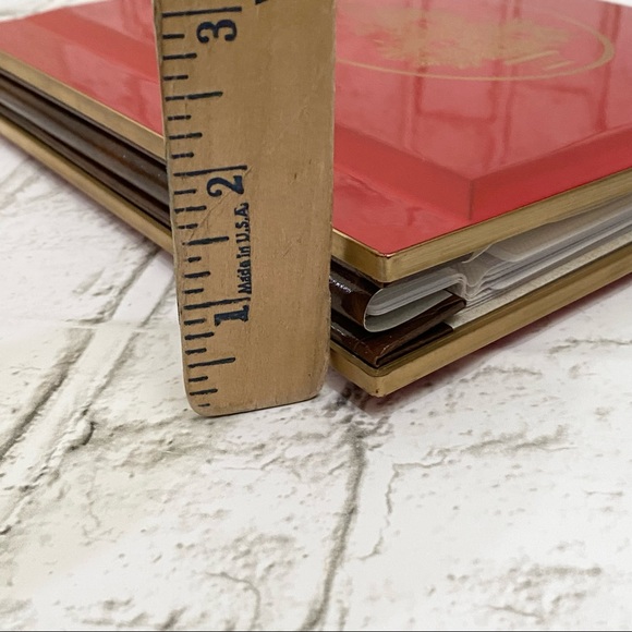 Lot of 3 Vintage OTAGIRI Japan Lacquerware Red Christmas Tree Photo Album - Picture 12 of 16